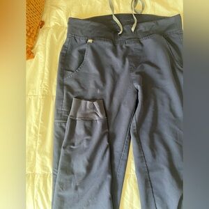FIGS ZAMORA JOGGERS *high waisted* navy blue size small tall